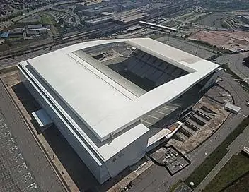 Fachada do projeto Arena Neo Química